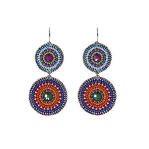 Erik & Mike Soan 2 Circle Earrings in Multi-color